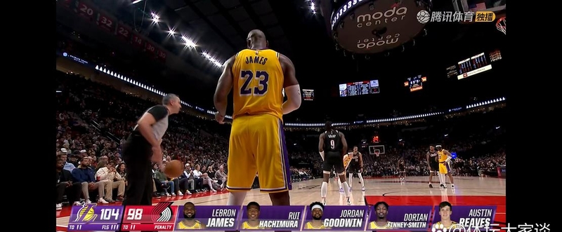 湖人遭到掘金逆转，詹姆斯全场27分难以取胜的简单介绍